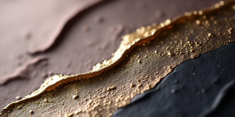 Artistic metallic texture representative of Ironbloom craftsmanship